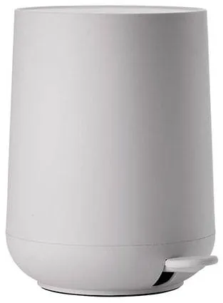 Lixeira com pedal Zone Nova 5 l - cinza suave