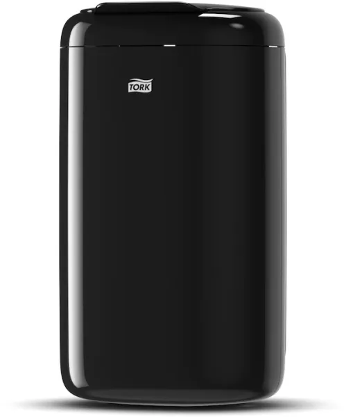 Lixeira Tork B3, em plástico preto, 5 L