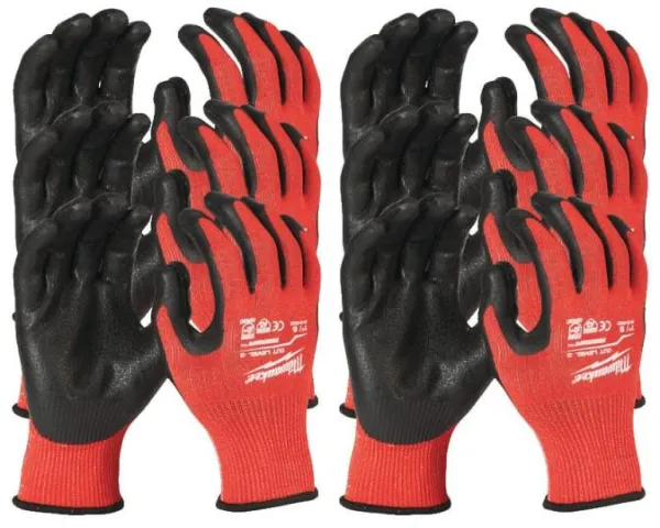 Luvas Milwaukee Cat. 3 XXL/11 | 12 pares