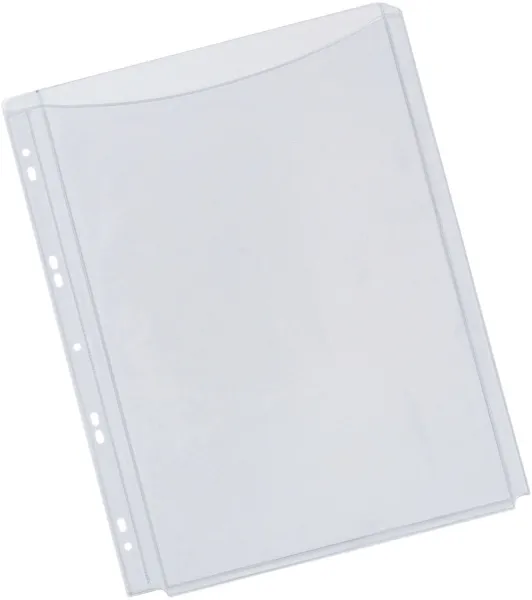 Q-connect bolsa de catálogo A4 180my transparente 5un