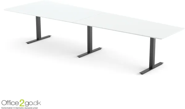 Mesa de reunião Square Media - 12 pessoas - 360 cm.
