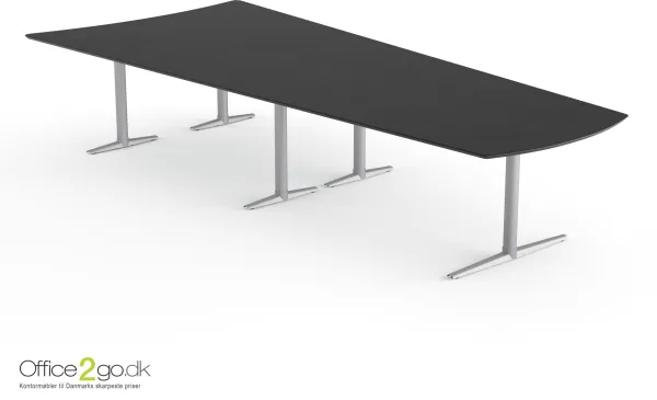 Mesa de reunião Switch Media - 12 pessoas - 375 cm.